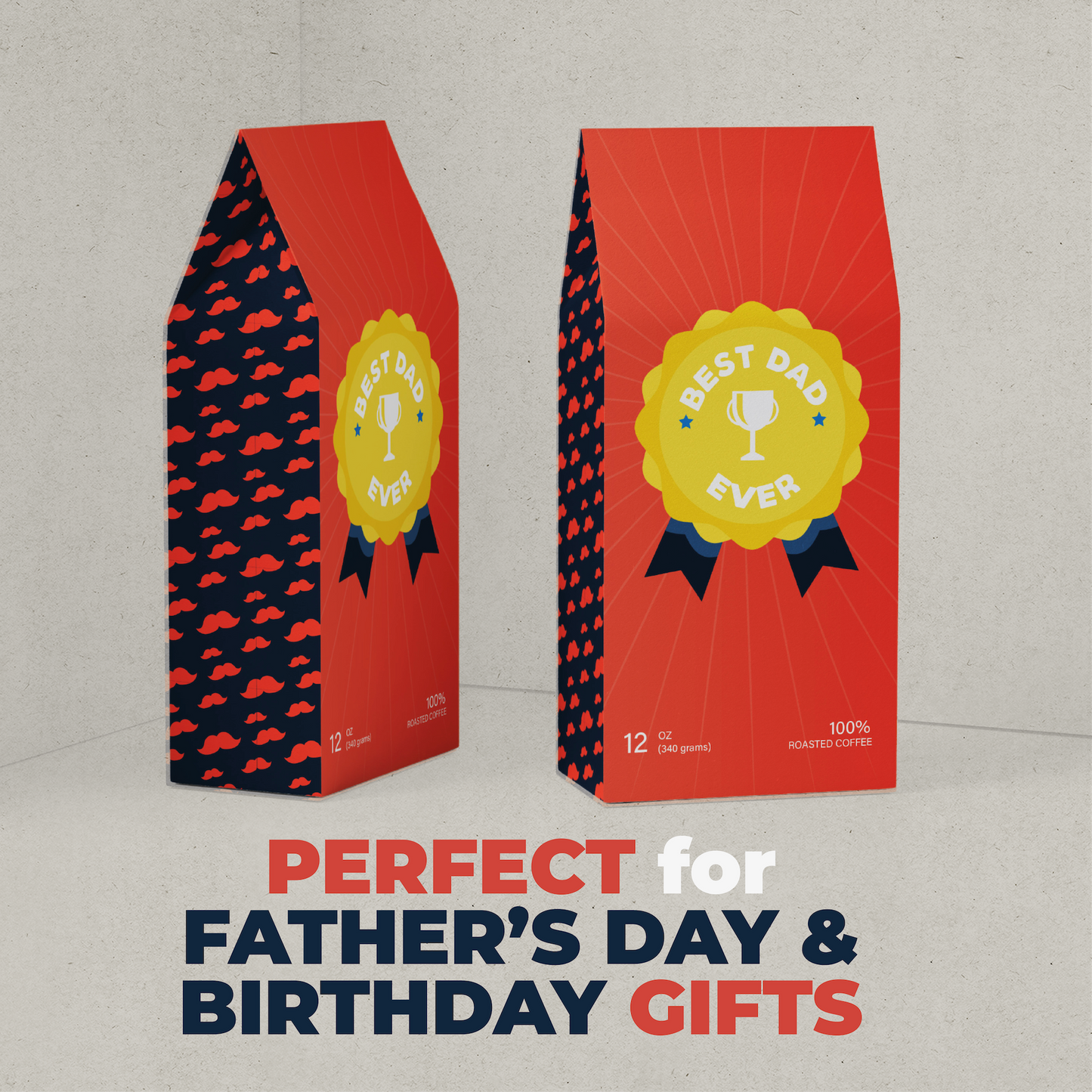 Best Dad Ever Coffee Bag for Dad Birthday and Father's Day