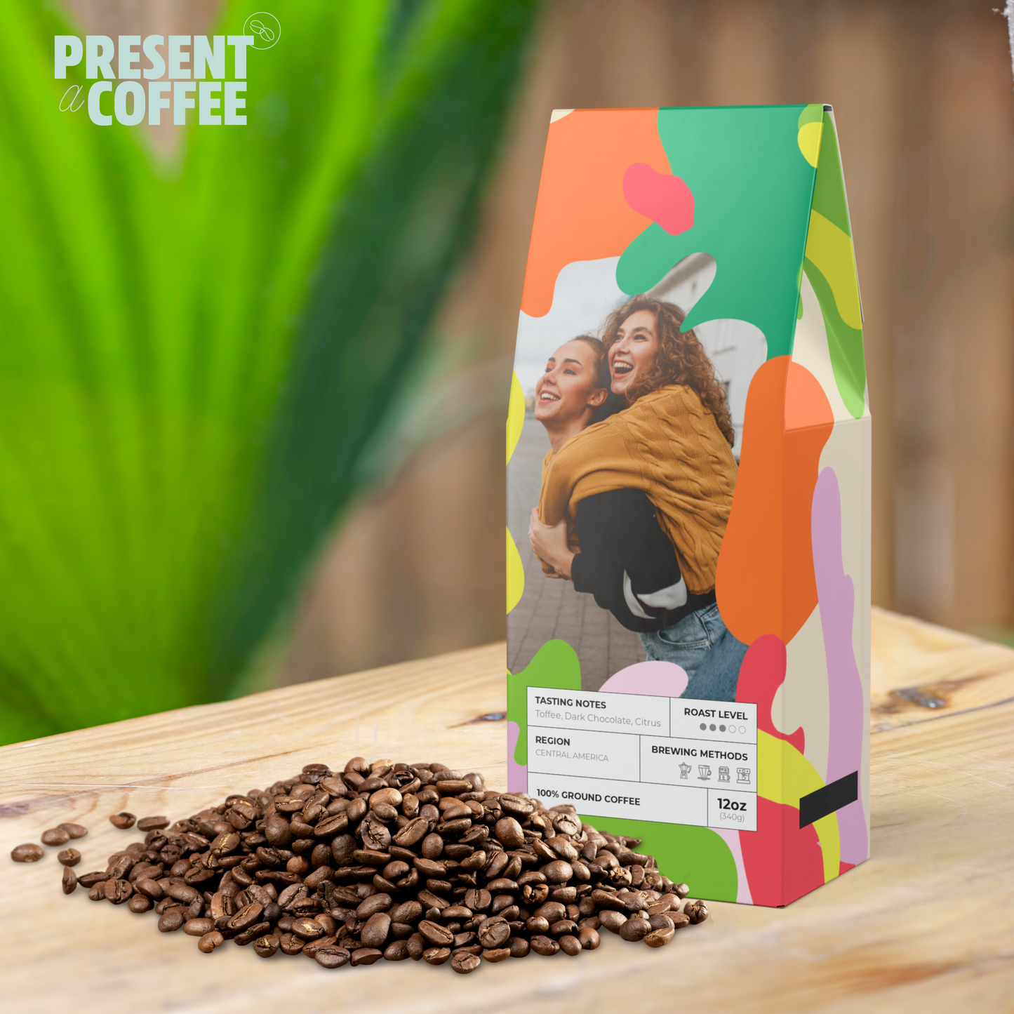 Custom Picture Image Coffee Bag